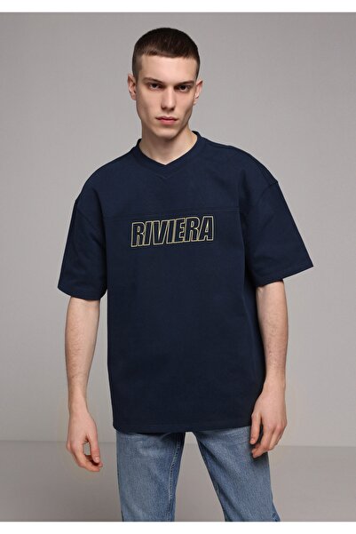 Colin's supradimensionat Tricou cu mânecă scurtă pentru bărbați, cu decolteu ...
