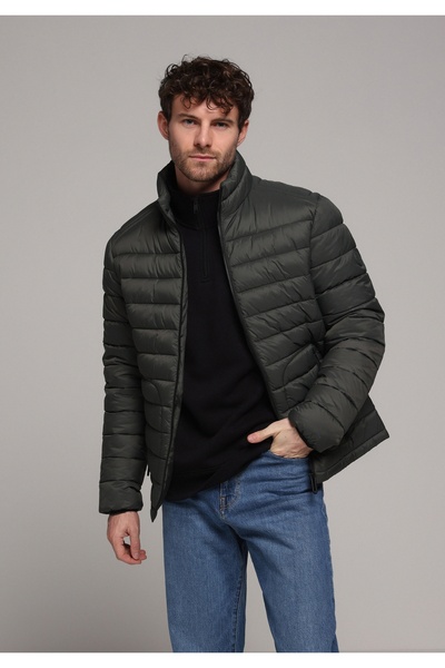 Colin's معطف أخضر للرجال بقصة ضيقة