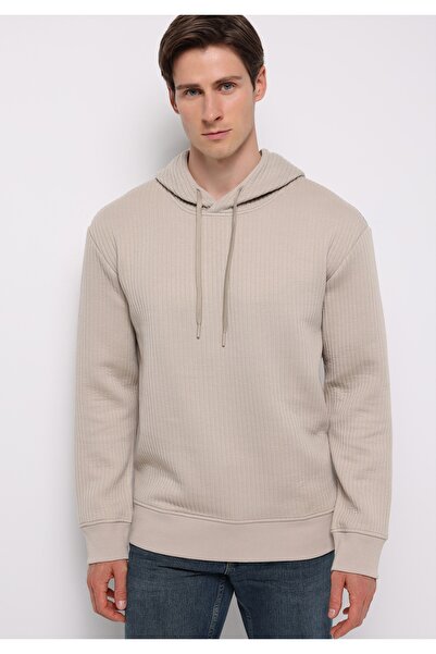 Colin's Світшот Comfort Fit Erkek Bej