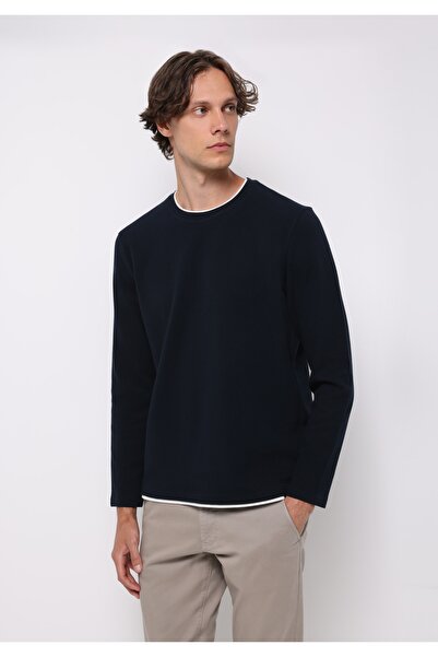 Colin's Чоловіча футболка з круглим вирізом, джакардовим візерунком, довгими ...