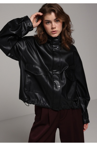 Colin's Жіночий чорний пальто з капюшоном, блискавкою та підкладкою, Regular ...