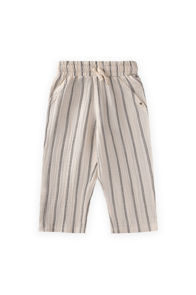 Cigit Παντελόνι Μουσελίνα Ηλικίας 1-7 Διπλό ριγέ
