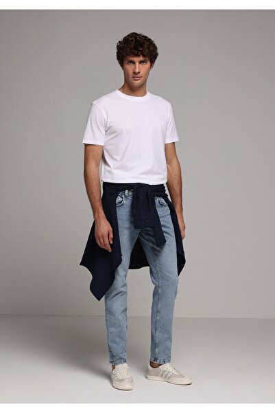 Colin's Straight Fit Χαμηλόμεσο Flat Leg Ανδρικό παντελόνι με φερμουάρ Light ...