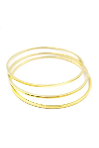 Genel Markalar 3'lü Ajda Bilezik - 65mm - Altın