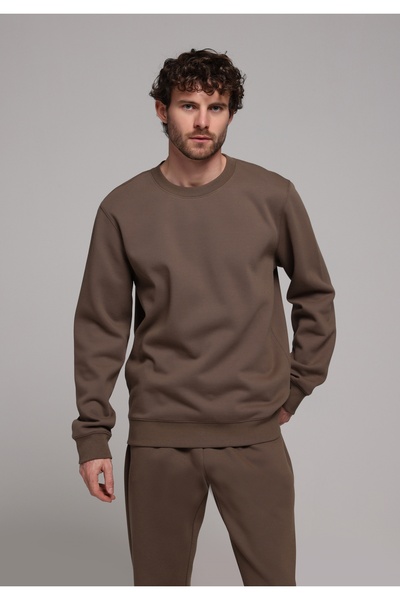 Colin's Світшот Regular Fit Erkek Сірий