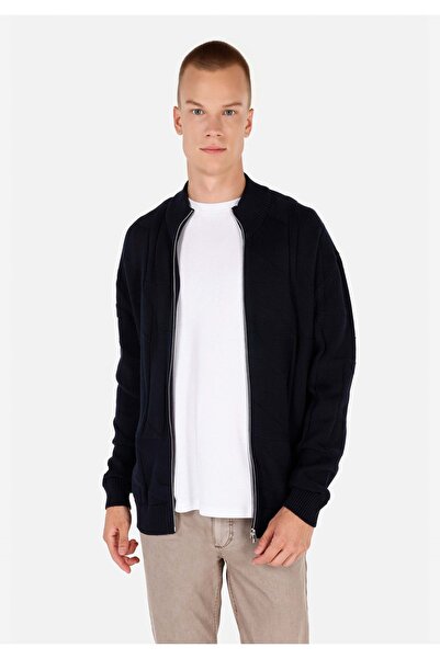 Colin's Regular Fit Men's Navy Blue Cardigan