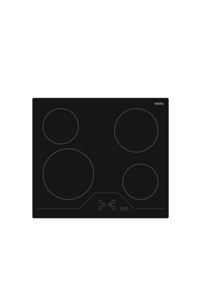 Vestel AO-6330 S Vitroseramik Cam Ankastre Ocak