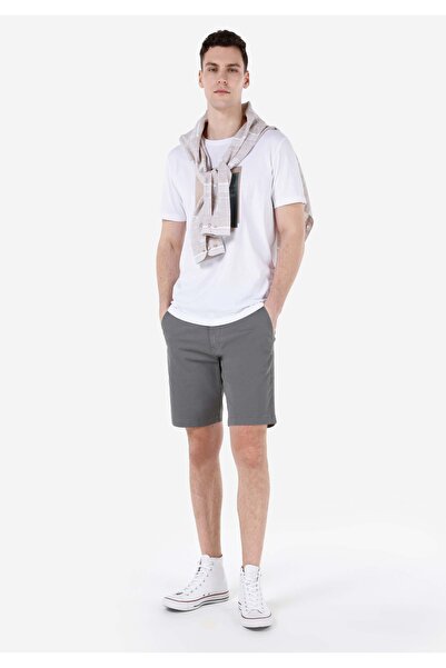 Colin's Шорти чоловічі, прямий крій, середня талія, з кишенями, антрацитові