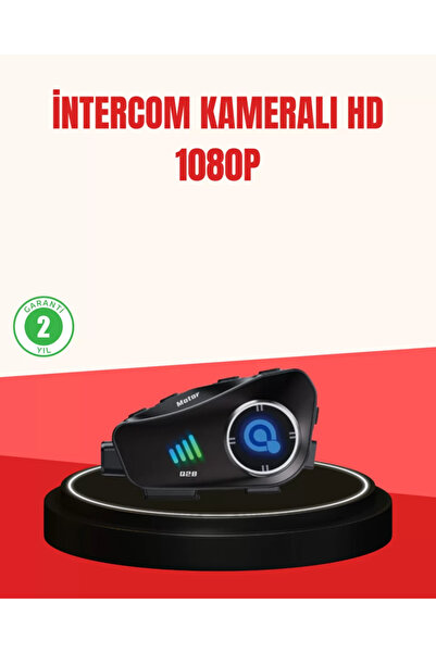 Kanonik Education Q28 خوذة دراجة نارية مع كاميرا سماعة رأس بلوتوث 5.3 مقاومة ...