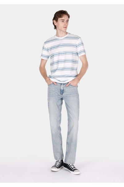 Colin's Pantaloni din denim pentru bărbați, cu croială normală, talie medie, ...