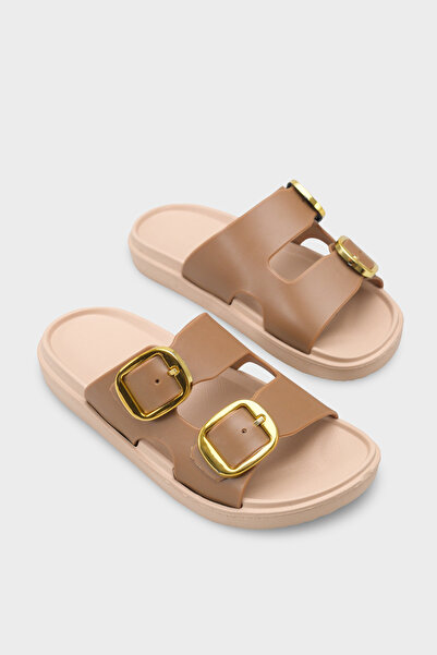 Capone Outfitters كلاريتا إيفا دبل بإبزيم للنساء شبشب