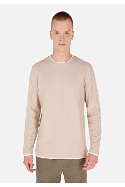 Colin's Нормальний крій, велосипедний комір, бежевий, чоловічий, довгий рукав...