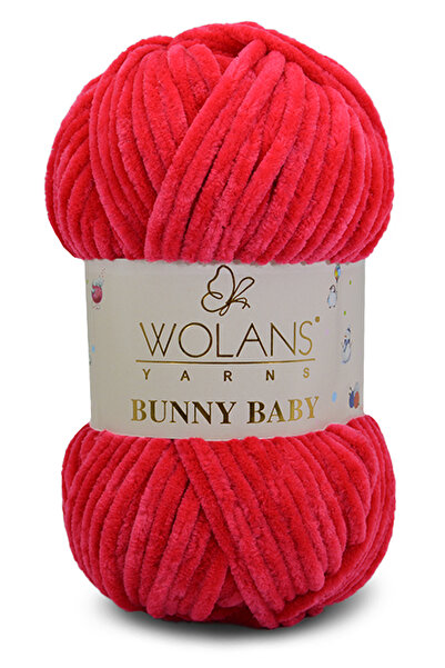 WOLANS 407 فوشيا مخمل ناعم - 100 جرام 120 متر محبوك، خيط بطانية ناعم