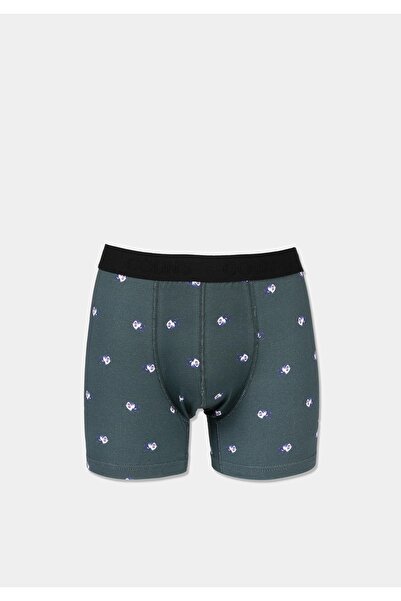 Colin's Boxeri verzi pentru bărbați cu imprimeu modern