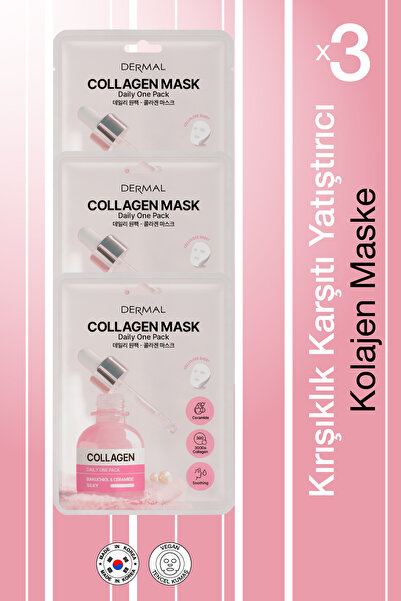 Dermal Moisturizing and Revitalizing Collagen Korean Mask for Dry and Tired S...