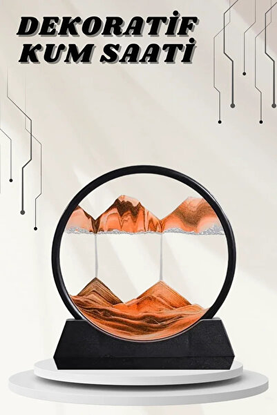 Kanonik Education الساعة الرملية المزخرفة، طاولة رملية مستديرة أنيقة، طاولة ر...