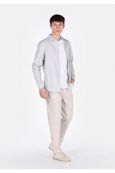 Colin's Ανδρικό μπεζ παντελόνι με μακρύ κορδόνι στη μέση