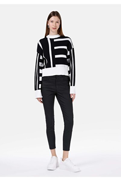 Colin's Дамски дънки от тънък деним с тясна кройка, средна талия и тесни крачоли