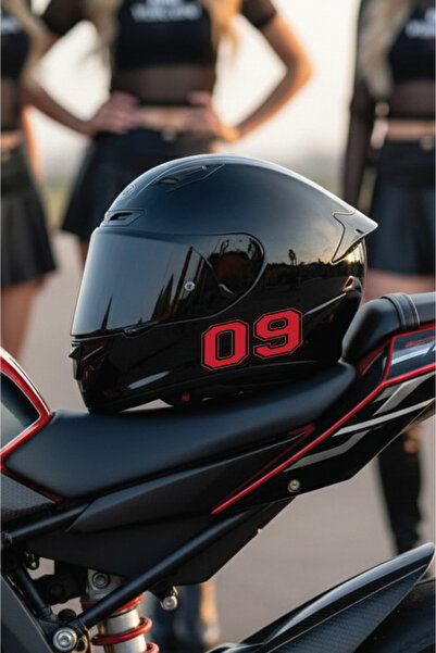 Yalıgraf Reklam Tabela Helmet Number Sticker - City License Plate Codes - Rac...