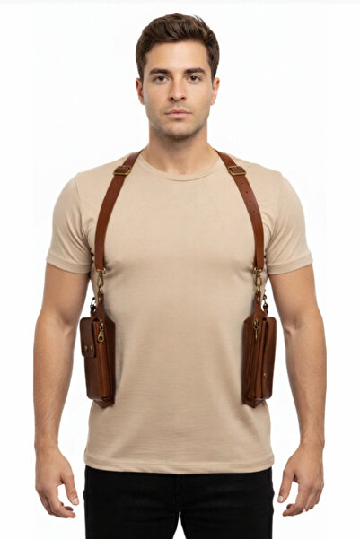 KUVARK Veyron Holster Deri Erkek Çantası • El Yapımı • Hakiki Deri • Omuz Ask...