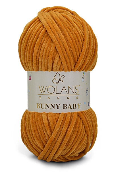 WOLANS 428 Πορτοκαλί Μαλακό Βελούδο - Υλικό Πλέξης για Μωρά, Μαλακό Νήμα Κουβ...
