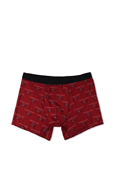 Colin's Modern Fit Printed Men's Claret Red Boxers