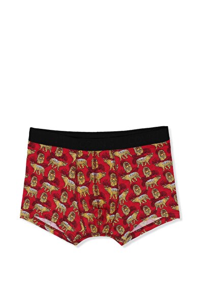 Colin's Сучасні чоловічі боксери бордового кольору з принтом