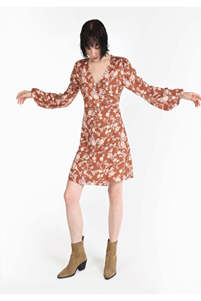 Colin's Viscose Slim Fit Women's Multicolor Dress