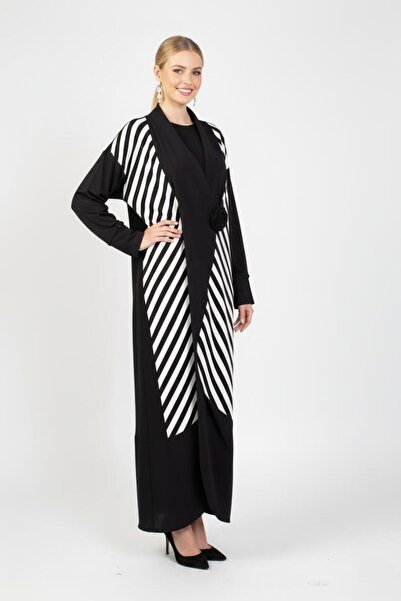 MELIDIA A501444 Aguaje Broş Detaylı Giyçık / SİYAH