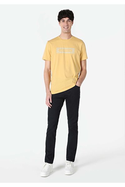 Colin's Tricou cu mânecă scurtă pentru bărbați, cu gât rotund, cu croiala nor...