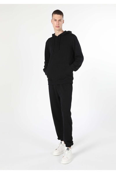 Colin's Мъжки черен суичър Regular Fit