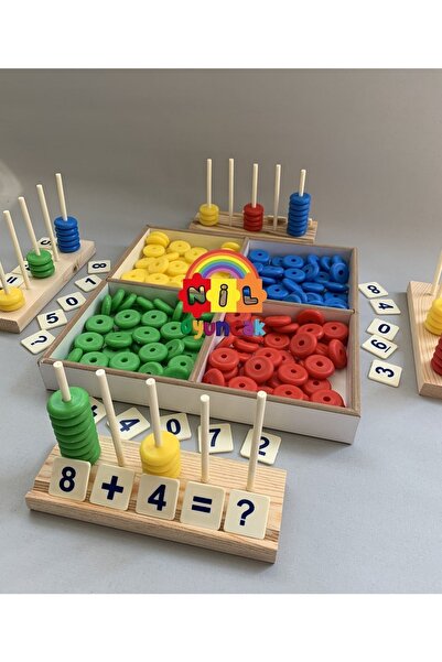 niloyuncak Süper Matematik Oyunu Ahşap Set