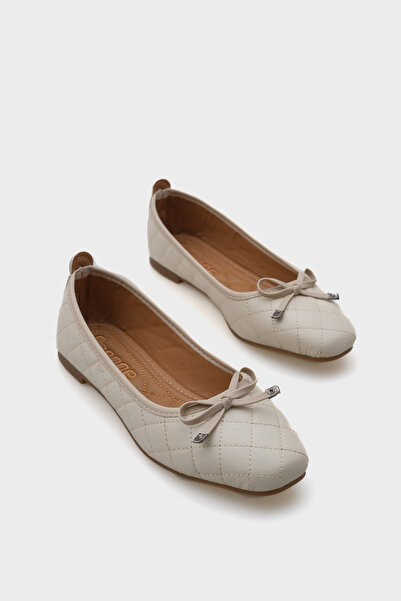 Capone Outfitters Pikowane baleriny damskie Hana Trend