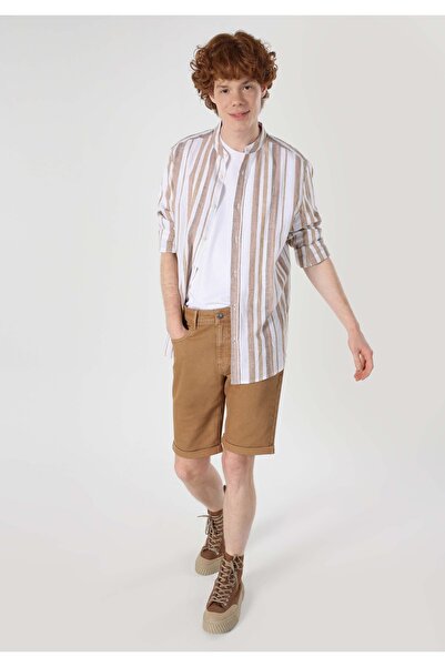 Colin's Cămașă Bej pentru bărbați - Model U. Sleeve