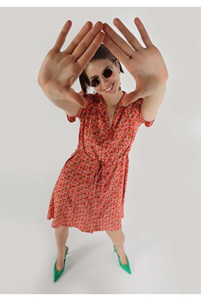 Colin's Slim Fit Γυναικείο Πολύχρωμο Φόρεμα