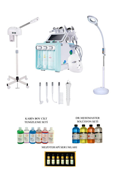 anka lazer Hydrafacial 7in1 + Vapozon Buhar + Loop (Amerikan Cilt Bakım Seti)