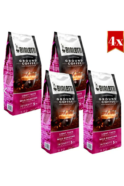 Bialetti ديليكاتو قهوة مطحونة - 4 قطع 250 جرام