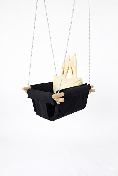 Baby Çocuk Ev İçi Tavan Salıncağı Taraftar Desenli Çift Kat Kumaş 50 Kg Taşım...