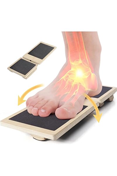 Arabest Balance Board for Foot and Ankle Training, Wooden Wobble Board for Ph...