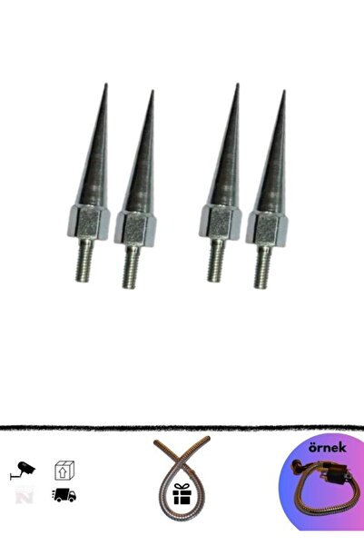 GMS 6 Mm Modifiye Sivri Vida Dört Adet Gri(+buji kablo kılıfı hdy)