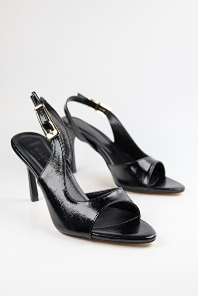 CİRON SHOES Γυναικεία βραδινά παπούτσια με χρυσή αγκράφα και λεπτομέρειες, ψη...