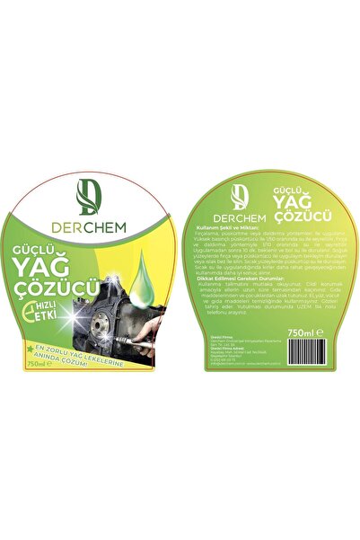 DERCHEM YAĞ ÇÖZÜCÜ 800 ML