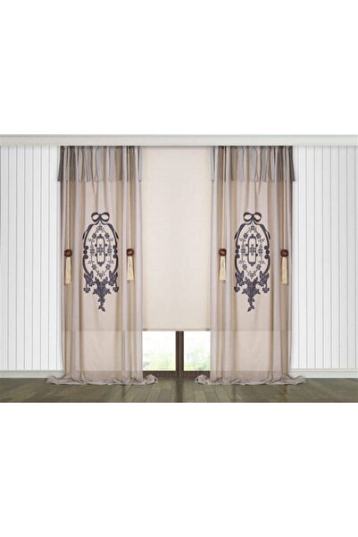 Yılmaz Home Collection Keten Pano Tül Perde