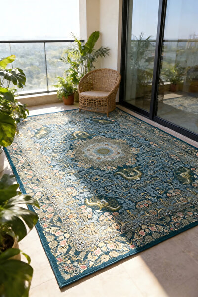 Najm Bayt سجادة قابل للغسل في الغسالة - سجادة مانع للانزلاق لغرف المعيشة والن...