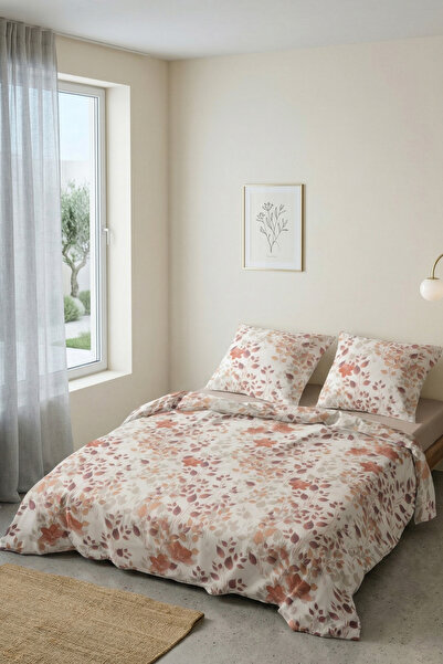 Menderes Home مجموعة أغطية السرير القطنية المفردة ليليوم