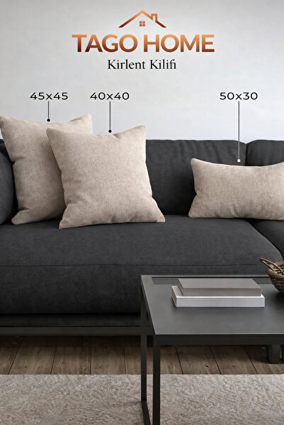 Tago Home Σειρά Λινό Θήκη διακοσμητικού μαξιλαριού - Μποέμ στυλ - Μπορεί να γ...