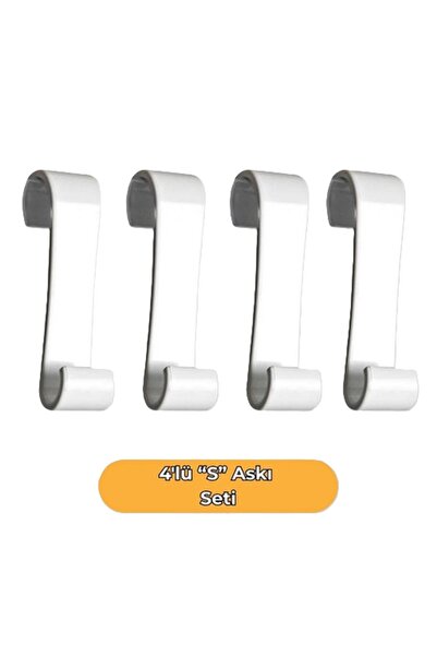 almital mobilya aksesuarları furniture accessories 4ADET S TİPİ HAVLUPAN DUŞA...