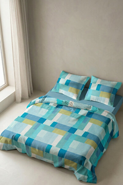 Menderes Home مجموعة أغطية السرير القطنية المفردة بريزما