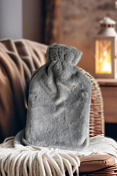 Eq deco Sıcak Su Torbası Peluş Kılıflı Antrasit