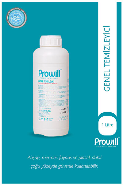 PROWİLL Endüstriyel Genel Temizleyici 1 L | Organik, Doğal Temizlik
